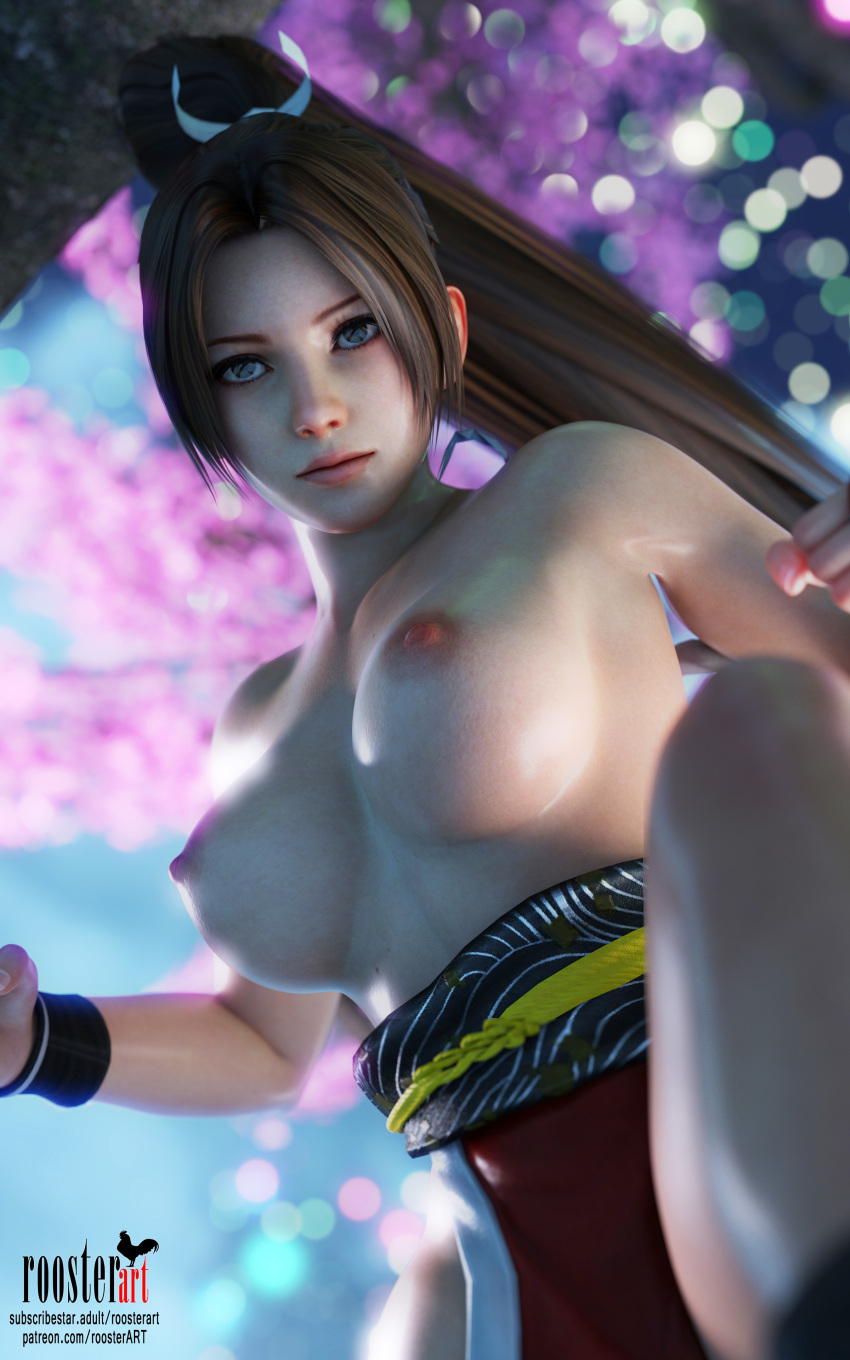 10:16 1girl 1girl 1girl 1girls 3d 3d_(artwork) 4k bare_shoulders big_breasts big_breasts Brüste Brüste Brüste Cherry_blossoms geschlossener_Mund erect_nipples fatal_fury Female_focus Female_only Fighting_pose King_of_fighters mai_shiranui Brustwarzen open_eyes draußen teilweise_bekleidet Patreon Patreon_Benutzername Pferdeschwanz Roosterart Schultern solo_female subscribestar subscribestar_username topless topless_female video_game video_game_character video_game_franchise