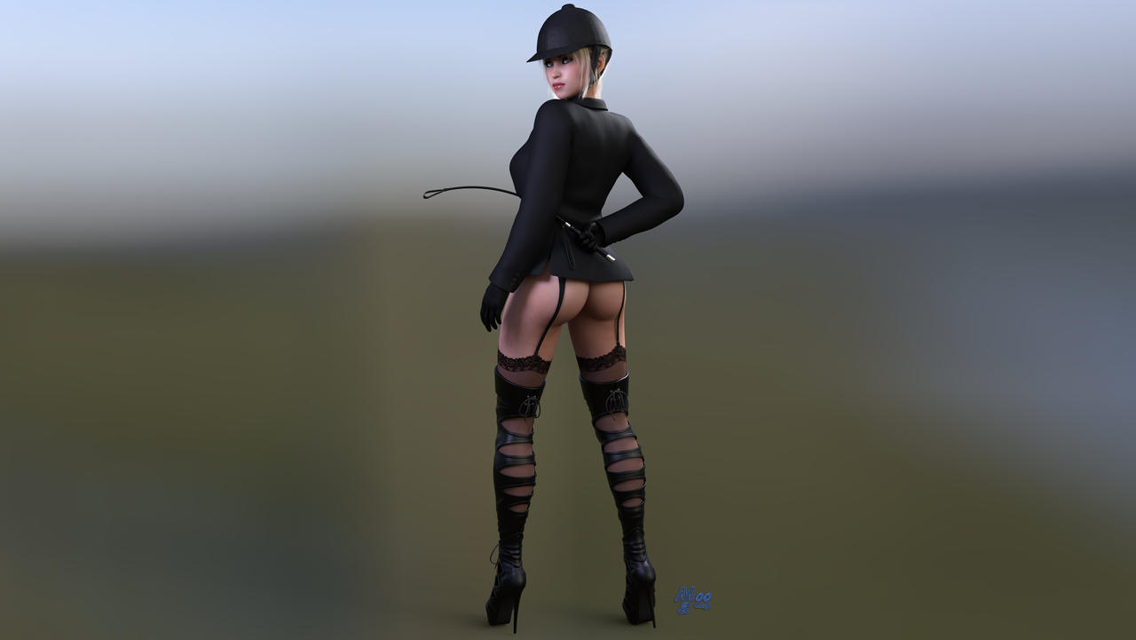 Arsch Kleidung Modelart001 Riding_Crop Solo_Female