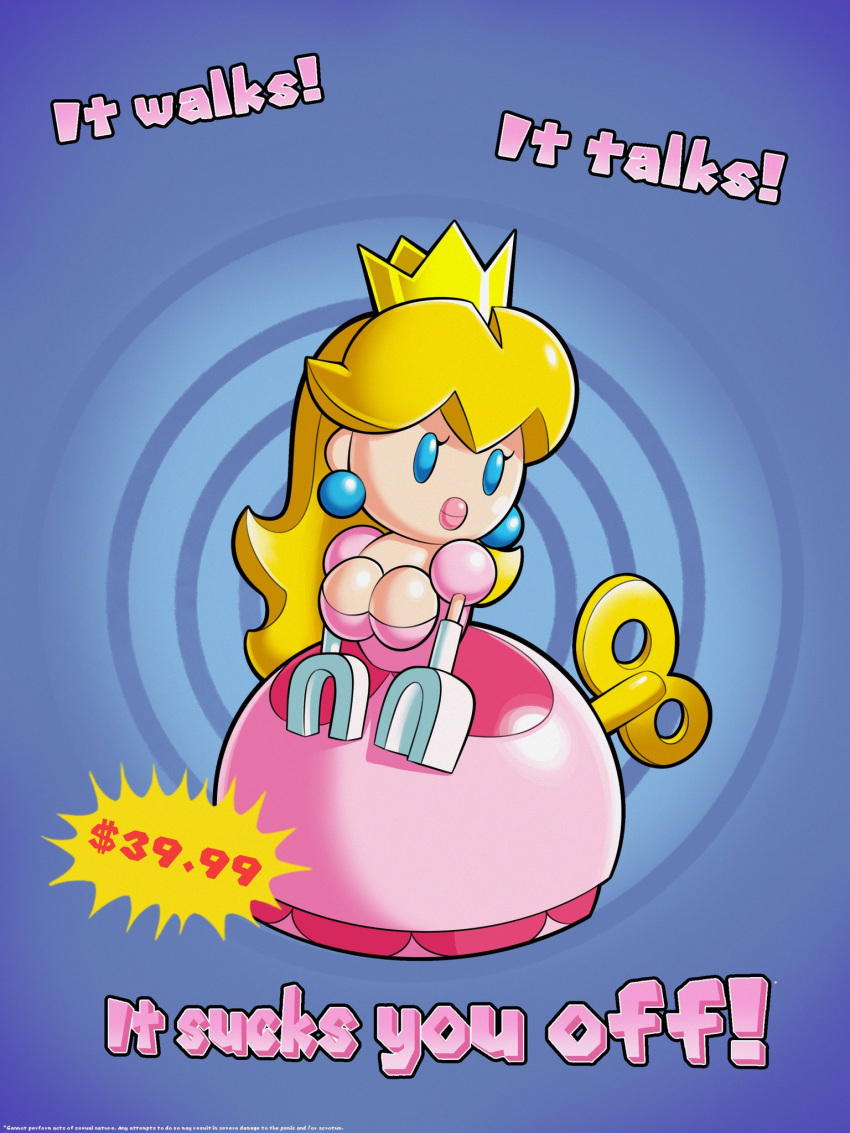 1girl 1girl Puppe Mario_(Serie) Nintendo Princess_Peach Roboter Robot_Girl Sex_toy Sleepiitreat Spielzeug