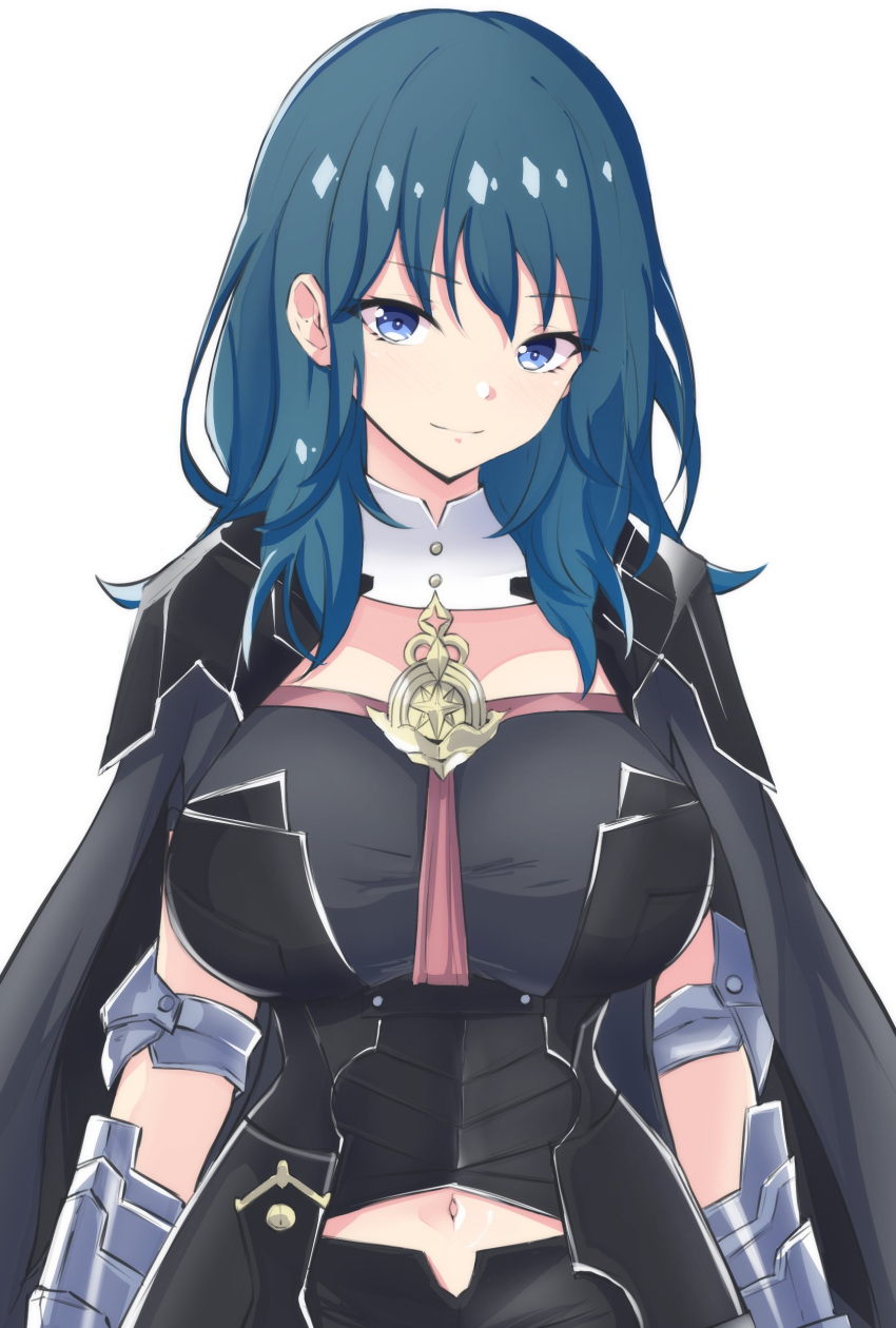 1girl absurd_res verführerische Armbinde big_breasts blue_eyes Mieder Brüste Bustier byleth_(fire_emblem) byleth_(fire_emblem)_(weiblich) Cape Clothing_cutout fire_emblem fire_emblem:_ three_houses high_res latte light_green_hair navel_cutout nintendo Ribbon_Braid Quaste teal_hair Rollkragenpullover Unterarmschienen