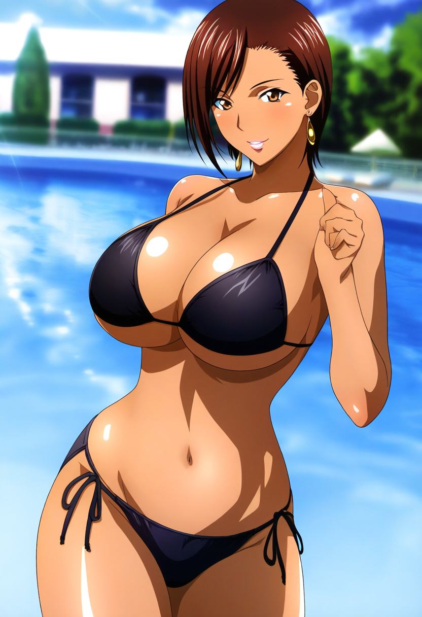 1girl precision_art_style verführerisch nackte_beine große_brüste bikini-ausschnitt dead_or_alive dead_or_alive_2 dead_or_alive_3 dead_or_alive_4 dead_or_alive_5 dead_or_alive_6 dead_or_alive_xtreme dead_or_alive_xtreme_2 dead_or_alive_xtreme_3 dead_or_alive_xtreme_3_fortune dead_ or_alive_xtreme_beach_volleyball dead_or_alive_xtreme_venus_vacation doasuki lisa_hamilton short_hair swimming_pool tecmo underboob