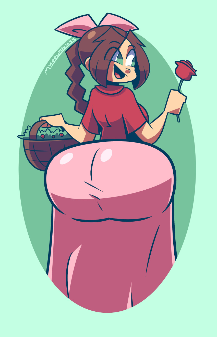 1girl 1girl 1girl 2022 aerith_gainsborough ass ass_in_dress Korb big_ass bottom_heavy brown_hair bubble_ass bubble_butt Kleidung dat_ass dress dumptruck_ass fat_ass female_only final_fantasy final_fantasy_vii final_fantasy_vii_remake Flower green_eyes hair_ribbon riesiger_Arsch wahnsinnig_heiß großer_Arsch sexy, sexy_Arsch, stinkender_Arsch, quadratischer_Enix, dicke_Oberschenkel, breite_Hüften