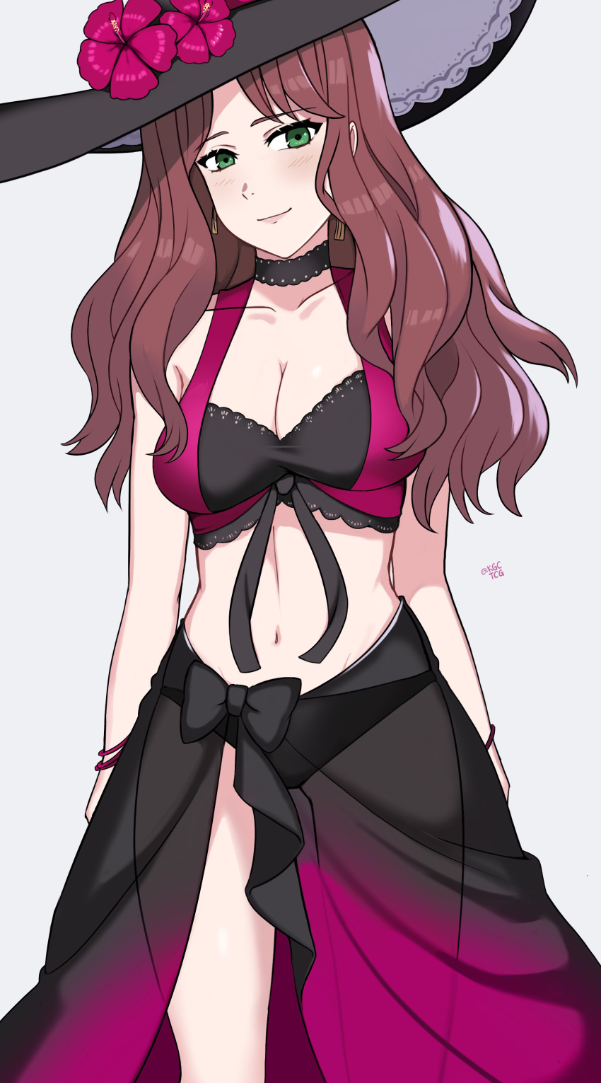 1girl 1girl 1girl verführerischer Alternative_Kostüm Big_Breasts Bikini Dorothea_Arnault Female_only Fire_Emblem Fire_Emblem:_Three_Houses Fire_Emblem_Heroes kgctcg Nintendo Official_Alternate_Costume Badeanzug
