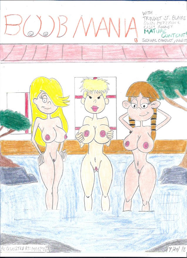 1girl 3_girls aged_up big_breasts blonde_hair cissy_rooney disney female_only gwen_mezzrow light-skinned_female light_skin looking_at_viewer nackt älter Pepper_ann Shrekrulez trinket_st._blaire Wasser