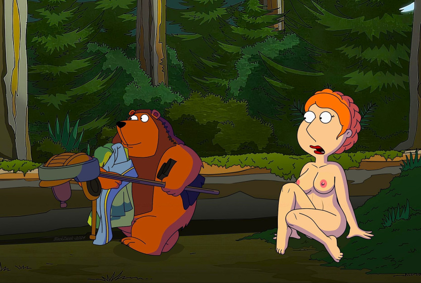 blackzacek Brüste Crossover erect_nipples ewok Family_guy lois_griffin nackt star_wars Oberschenkel