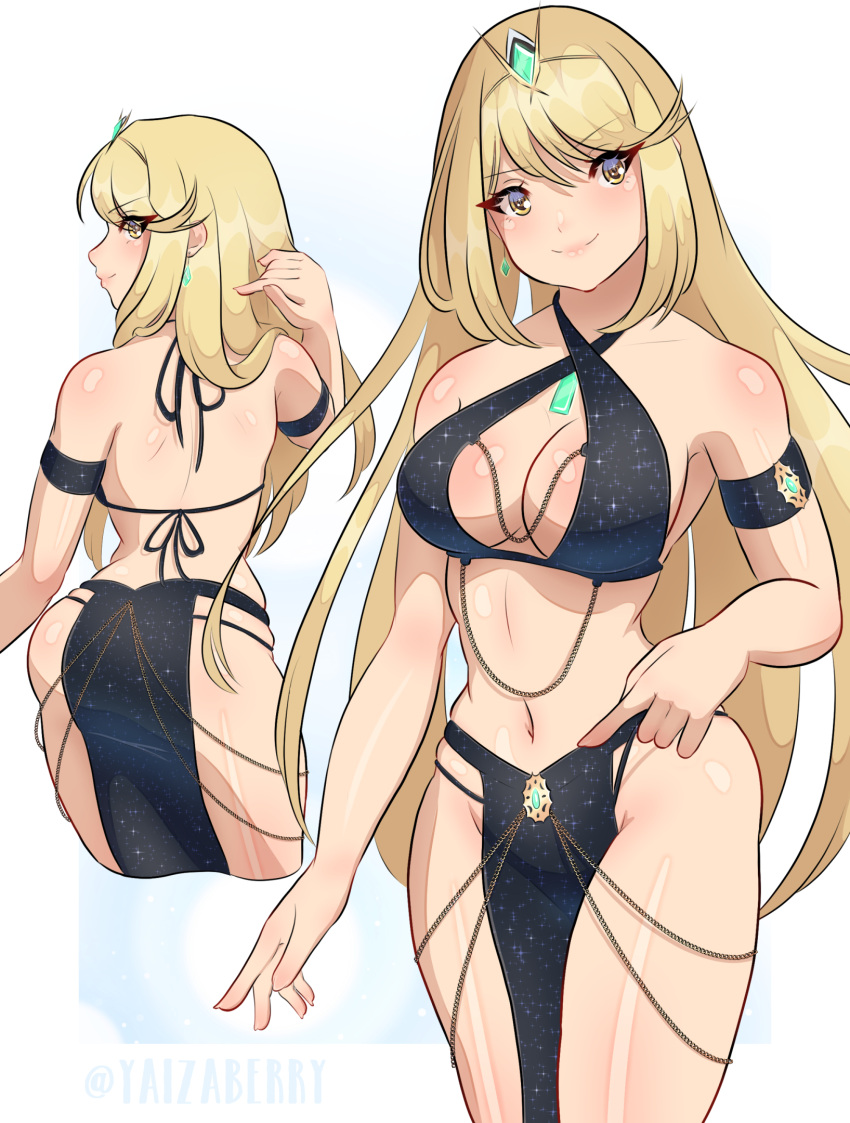 1 Mädchen 1 Mädchen 1 Mädchen verführerischer Arsch große Brüste Kernkristall nur Frauen Dessous Mythra Nintendo Beckenvorhang Xenoblade_(Serie) Xenoblade_Chronicles_2 Yaizaberry Yomorio_Dessous