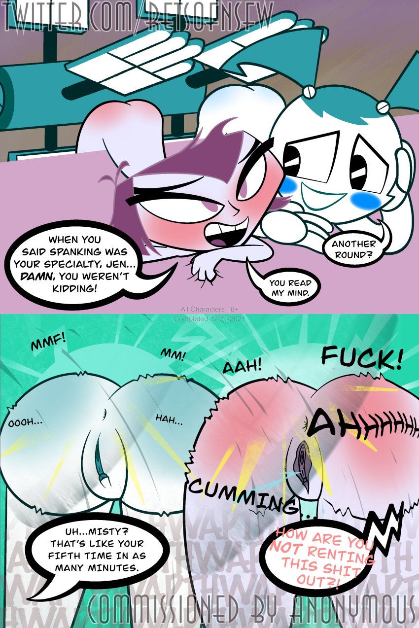 1 Mädchen absurde Auflösung Alien Alien_Humanoid Anthro Anus Arsch schwarze Augen blaue Haare erröten Körperflüssigkeiten Bondage Klitoris Dialog digitale Medien (Grafik) Duo Ejakulation englischer Text weiblich/weiblich Genitalflüssigkeiten Genitalien Haare halb geschlossene Augen hohe Auflösung Humanoid Jenny_Wakeman Maschine neblig (MLAATR) mein_Leben_als_Teenager-Roboter zusammengekniffene_Augen Nickelodeon nicht_pelzig nackt offener_Mund präsentieren präsentierender_Anus präsentierender_Hinterteil präsentierende_Muschi Obszönität violette_Augen violette_Haare Muschi Muschiejakulation Muschisaft retsofnsfw Roboter Roboter_Humanoid Lächeln glatte_Haut Spanking Spanking-Maschine Spanking-Paddel Text das_illusorische_Mysterium Zwillingsschwänze weißer_Körper xj-9