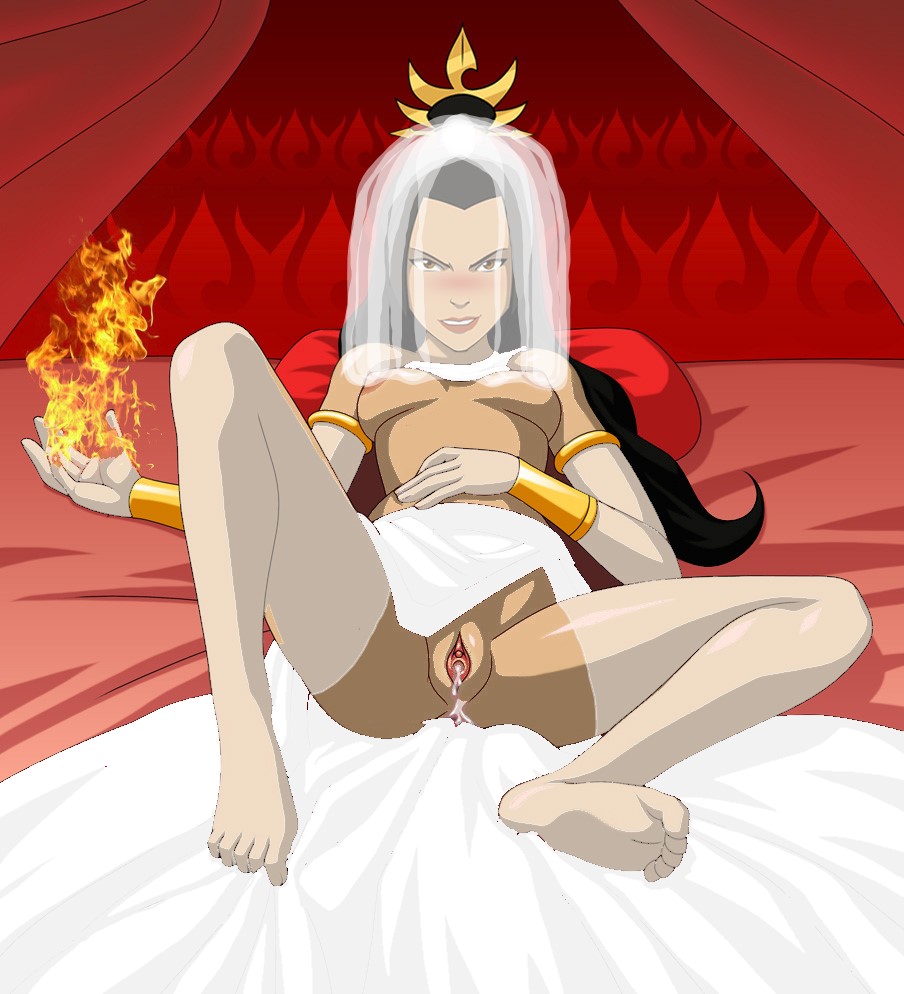 1 Mädchen nach dem Sex nach der Vagina Avatar: Der Herr der Elemente Avatar: Der Herr der Elemente Azula schwarze Haare Brüste Brautschleier Braut Sperma Sperma in der Muschi Sperma innen Beine gespreizt sexy Pose Hochzeitskleid Hochzeitsunterwäsche Hochzeitsnacht Hochzeitsschleier