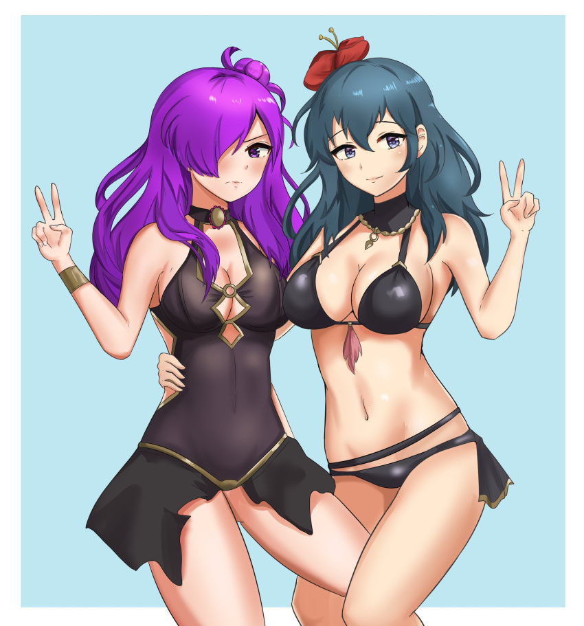 1 Mädchen 2 Mädchen verführerisch alternatives_Kostüm Bikini schwarzer_Bikini schwarzer_Badeanzug blaue_Augen blaue_Haare Byleth_(Feuer_Emblem) Byleth_(Feuer_Emblem)_(weiblich) nur_weiblich Feuer_Emblem Feuer_Emblem:_drei_Häuser Feuer_Emblem_Helden Feuer_Emblem_Krieger Feuer_Emblem_Krieger:_drei_Hoffnungen Haare_über_einem_Auge lange_Haare mehrere_Mädchen Nintendo offizielles_alternatives_Kostüm einteiliger_Badeanzug violette_Augen violette_Haare Shez_(Feuer_Emblem) Shez_(Feuer_Emblem)_(weiblich) Lächeln Badeanzug blaugrüne_Haare V Reißverschlussqr