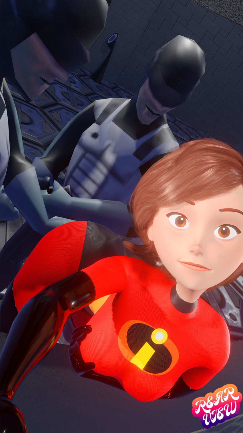 3D 3D_(Grafik) 3D_Animation Disney Elastigirl Helen_Parr Infinit_Eclipse-Syndrom Syndrome's_Guard Die_Unglaublichen