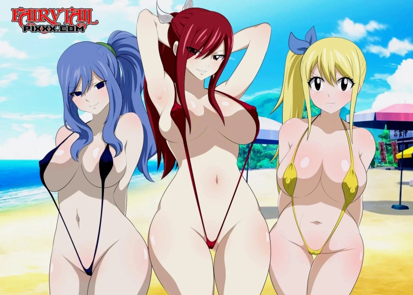 3_Mädchen Accessoire erwachsene_Frau Arme_hinter_Rücken Arme_hinter_Kopf Arsch Strand großer_Arsch große_Brüste Bikini blond blonde_Haare blauer_Bikini blaue_Augen blaue_Haare blaues_Band blaues_Sling-Bikini blauer_Slingshot-Badeanzug Brüste braune_Augen Tageslicht Ohrring Erza_Scarlet Fairy_Tail Fairy_Tail_100_Jahre_Suche Fairytailxxx nur_weiblich Grinsen Boden Hände_hinter_Rücken Hände_hinter_Kopf Stirnband Juvia_Lockser Juvia_Loxar hellhäutige_Frau helle_Haut Betrachter_ansehen Lucy_Heartfilia passende_Haare_und_Kleidung Ozean Pferdeschwanz öffentlich rotbraune_Augen roter_Bikini rote_Haare roter_Sling-Bikini roter_Slingshot-Badeanzug Rothaarige Renchi freizügiger_Bikini freizügige_Kleidung freizügige_Kleidung freizügiges_Outfit freizügiger_Badeanzug Sand Shounen-Sprung Sling-Bikini Slingshot-Badeanzug Slutty-Outfit Lächeln lächelt den Betrachter an Badeanzug Teenager-Mädchen Teenager Baum Bäume Regenschirm Wasser weißes Band breite Hüften gelber Bikini gelbe Haare gelbes Sling-Bikini gelber Slingshot-Badeanzug