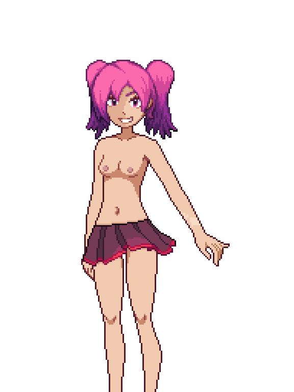 1girl 1girl Brüste charlotte_(pokemon) charlotte_(pokemon_reborn) charlotte_belrose bearbeiten female_only gym_leader Brustwarzen nackt nude_female pink_eyes pink_hair pixel_art pokemon pokemon_fangame pokemon_reborn Rock small_breasts Twin_tails