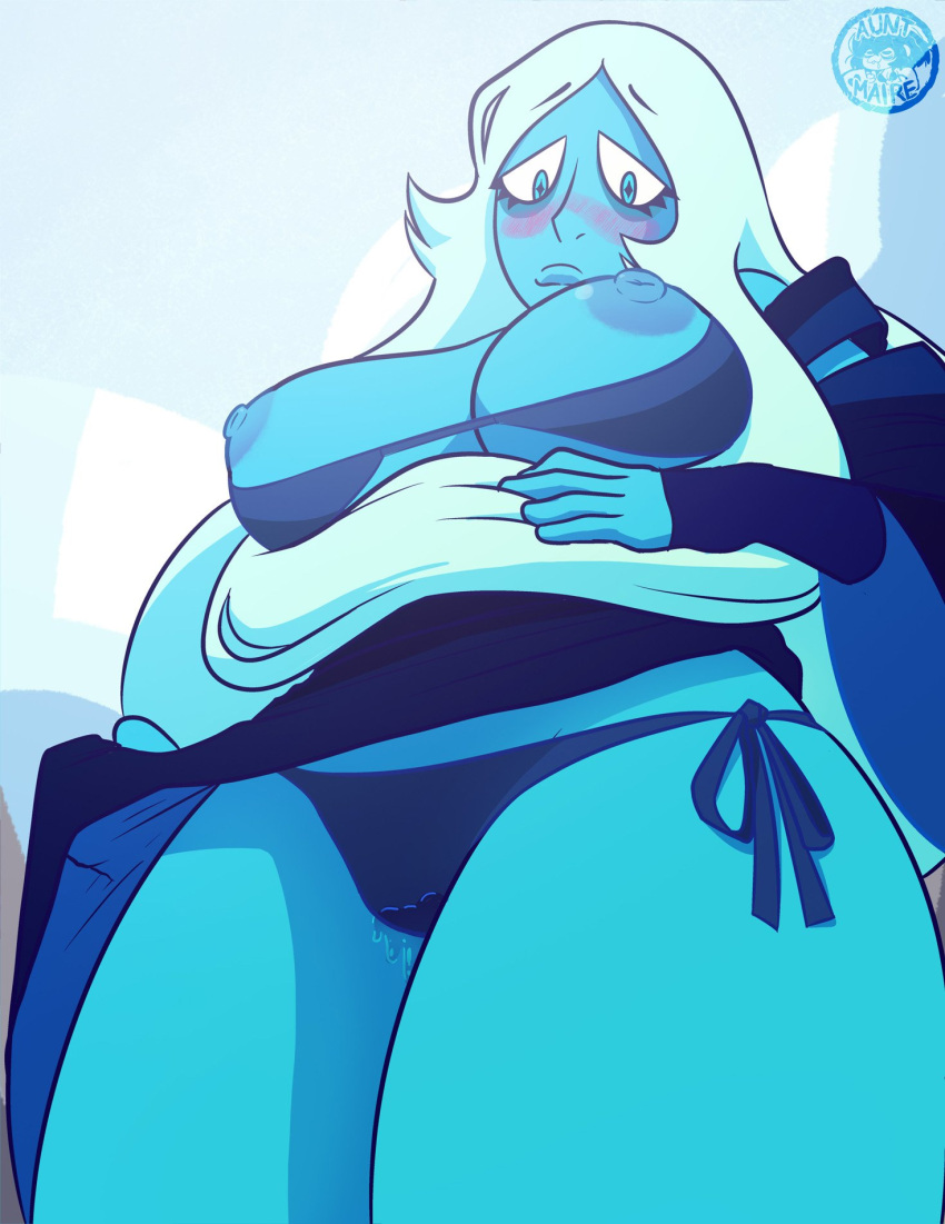 1girl areola big_breasts blue_body blue_diamond_(steven_universe) blue_skin blush blush_lines blushing_at_viewer blushing_female blushing_profusely breasts breasts_out breasts_out_of_clothes breasts_outside Clothing Coolerinker Curvaceous Curvy Diamond_Authority Female_only Gem_(Spezies) Kleid Hand_between_legs Hand_covering_face hand_over_own_mouth high_res riesige_brüste inker_comics inkershike big_areolae legen_liegen_auf_dem_bett undicht_pussy unterwäsche lange_haare lange_ärmel blicken_auf_den_betrachter blicken_weg blicken_nach unten blicken_auf_den_betrachter Brustwarzen auf_dem Rücken Höschen solo_weiblich steven_universe dicke_Oberschenkel Oberschenkel breite_Hüften